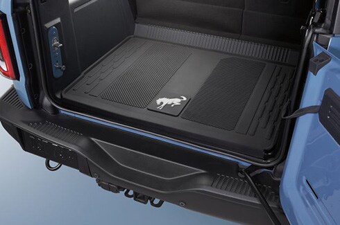 Discover Ford Bronco Accessories in PR, Cargo Area Liner - For 4-Door, Bronco Logo